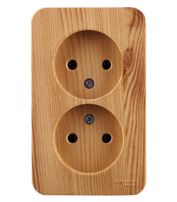 Розетка Systeme Electric Blanca накладная ясень (BLNRA000215)