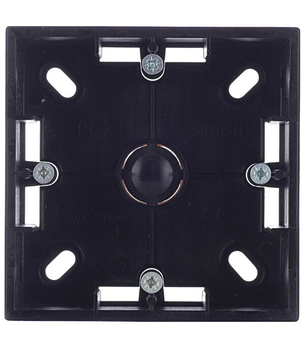Коробка монтажная Simon 15 накладная графит (1590751-038)