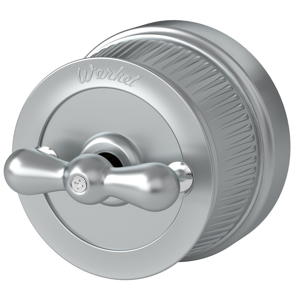 Выключатель Werkel Ретро двухклавишный накладной матовый хром на 4 положения (a044913)