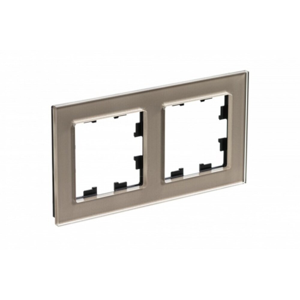 Рамка Systeme Electric AtlasDesign Nature двухместная шампань (ATN320502)