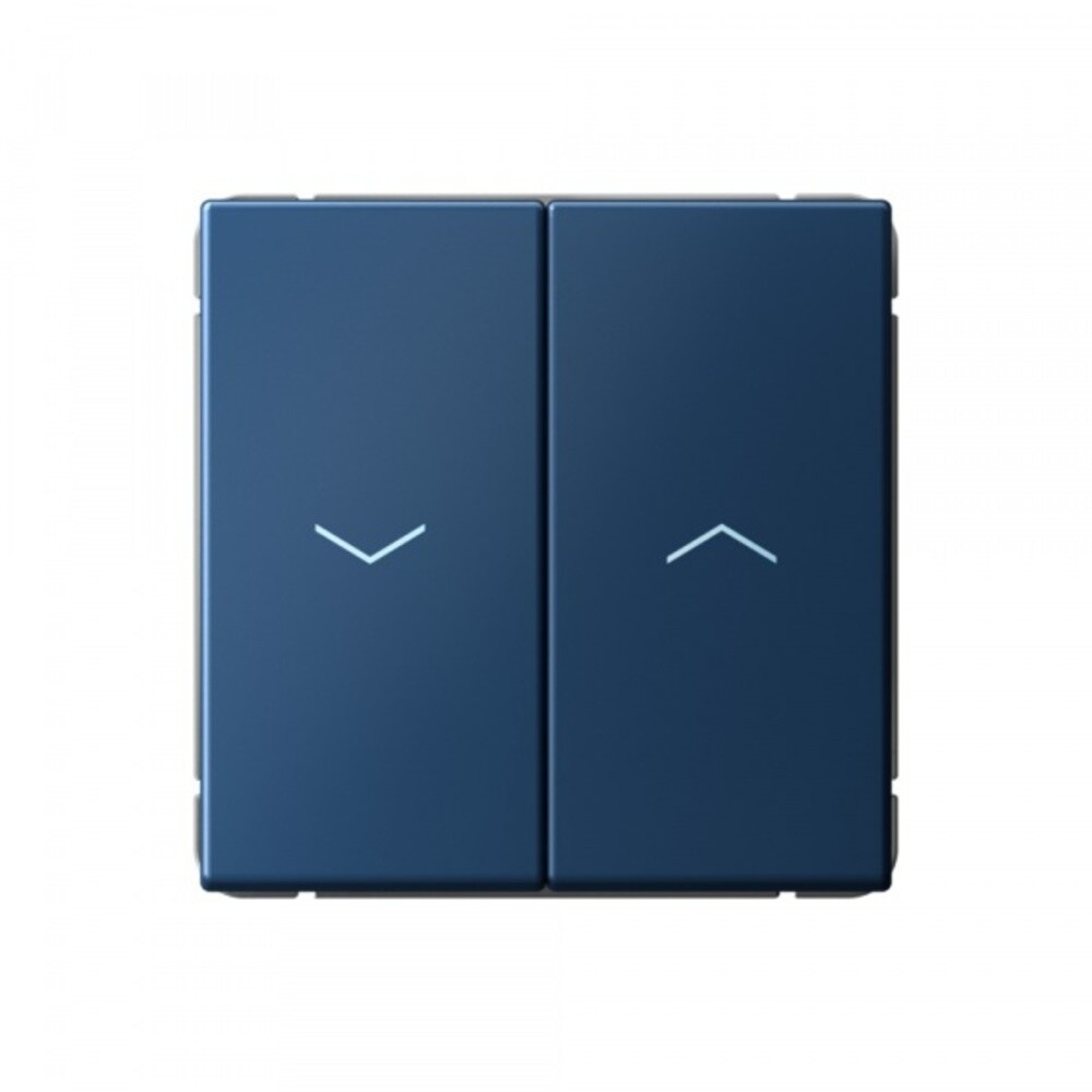 Выключатель жалюзи Systeme Electric ArtGallery двухклавишный встраиваемый аквамарин (SE GAL001119)