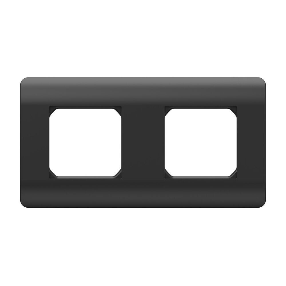 Рамка Chint NEW3-E двухместная черная (431496)