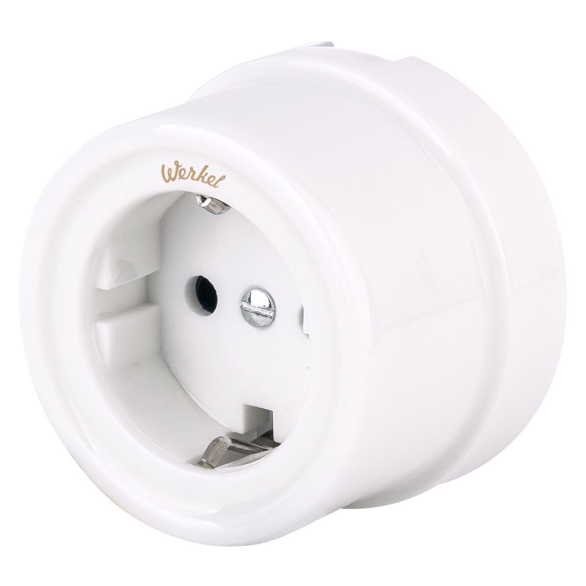 Розетка Werkel накладная белая (a051312)