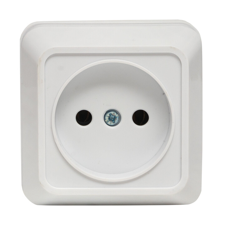 Розетка EKF Рим накладная белая (ENR10-022-10)