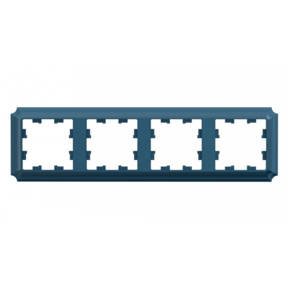 Рамка Systeme Electric AtlasDesign Antique четырехместная изумруд (ATN100804)