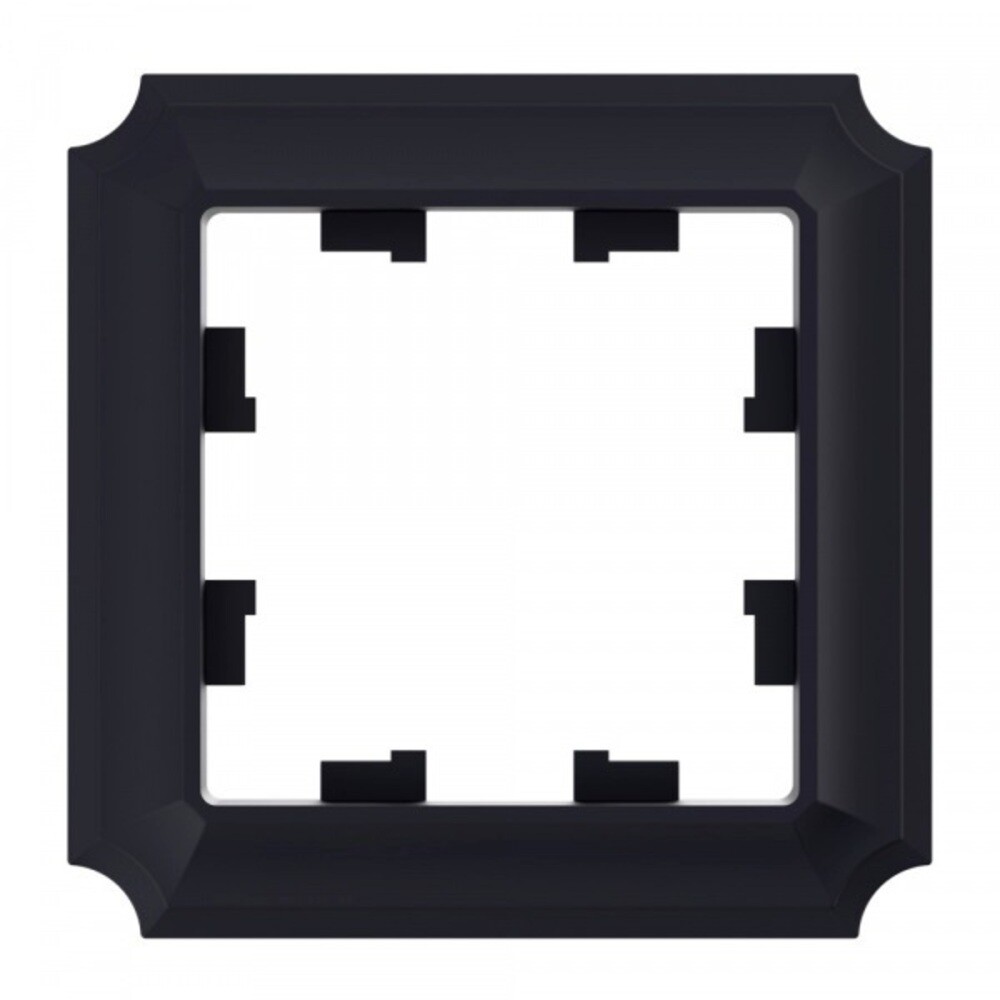 Рамка Systeme Electric AtlasDesign Antique одноместная карбон (ATN101001)