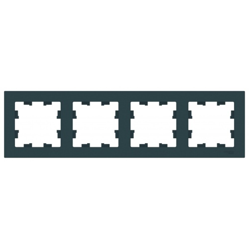 Рамка Systeme Electric AtlasDesign четырехместная изумруд (ATN000804)