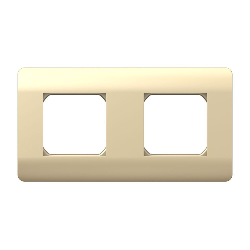 Рамка Chint NEW3-E двухместная шампань (431434)