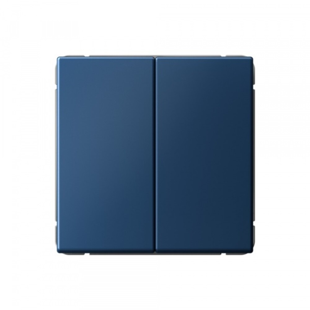 Выключатель Systeme Electric ArtGallery двухклавишный встраиваемый аквамарин с самовозвратом (SE GAL001117)