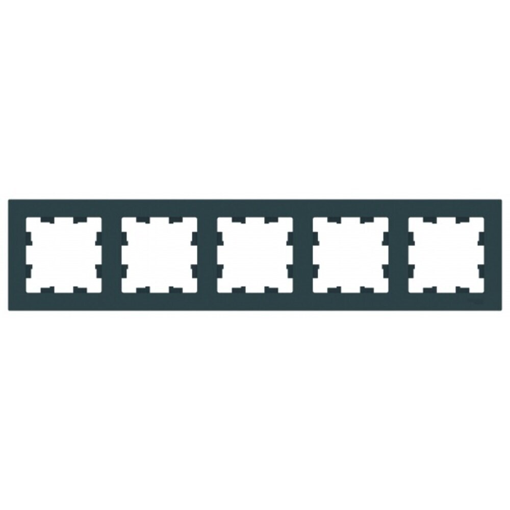 Рамка Systeme Electric AtlasDesign пятиместная изумруд (ATN000805)