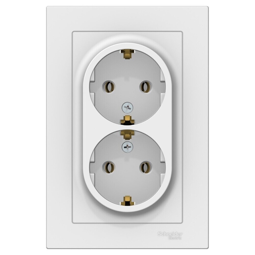 Розетка Systeme Electric AtlasDesign встраиваемая лотос (ATN001324)