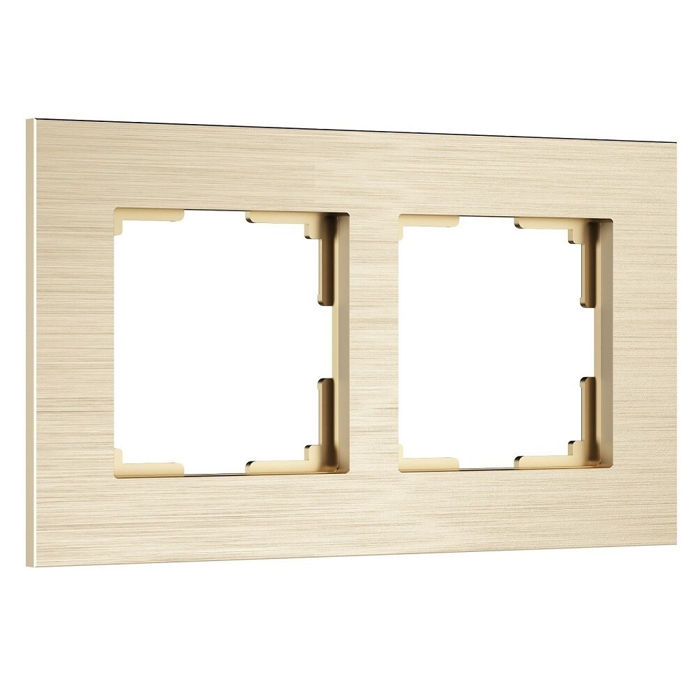 Рамка Werkel AluMax двухместная шампань (a066334)