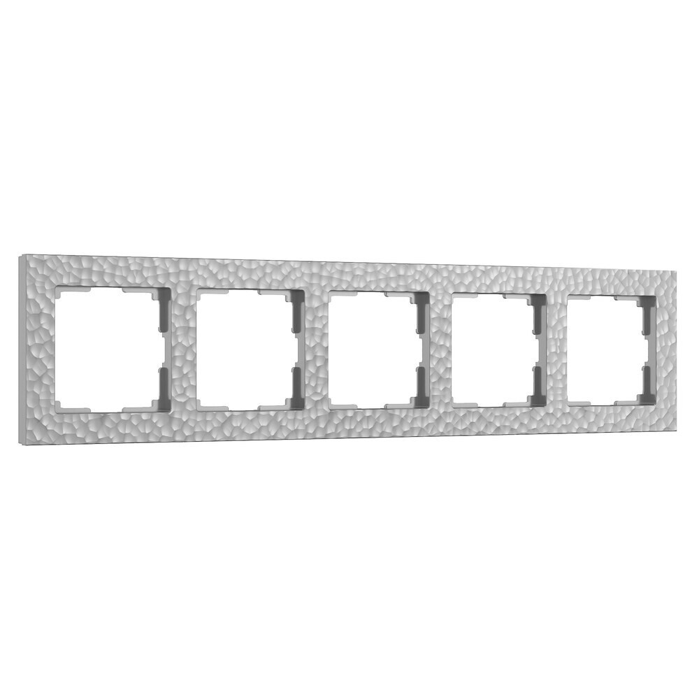 Рамка Werkel Hammer пятиместная серебряная (a052530)