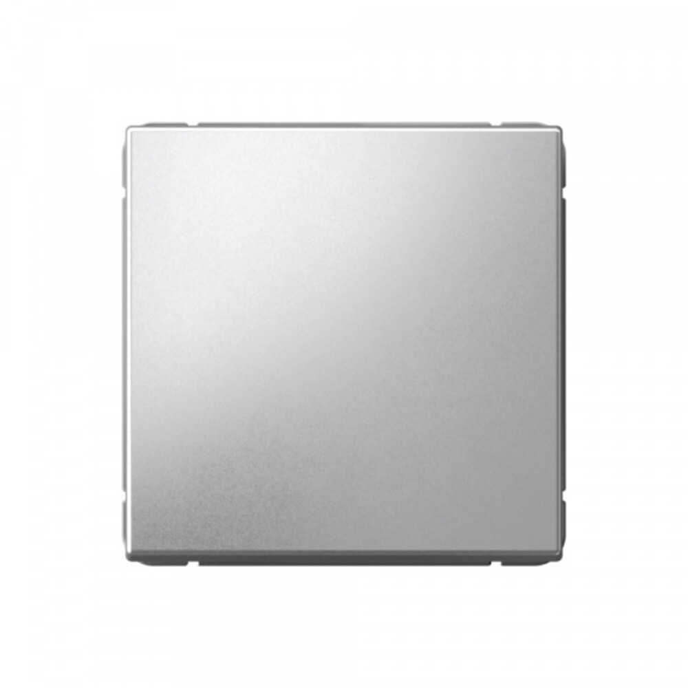 Выключатель Systeme Electric ArtGallery одноклавишный встраиваемый алюминий с самовозвратом (SE GAL000315)