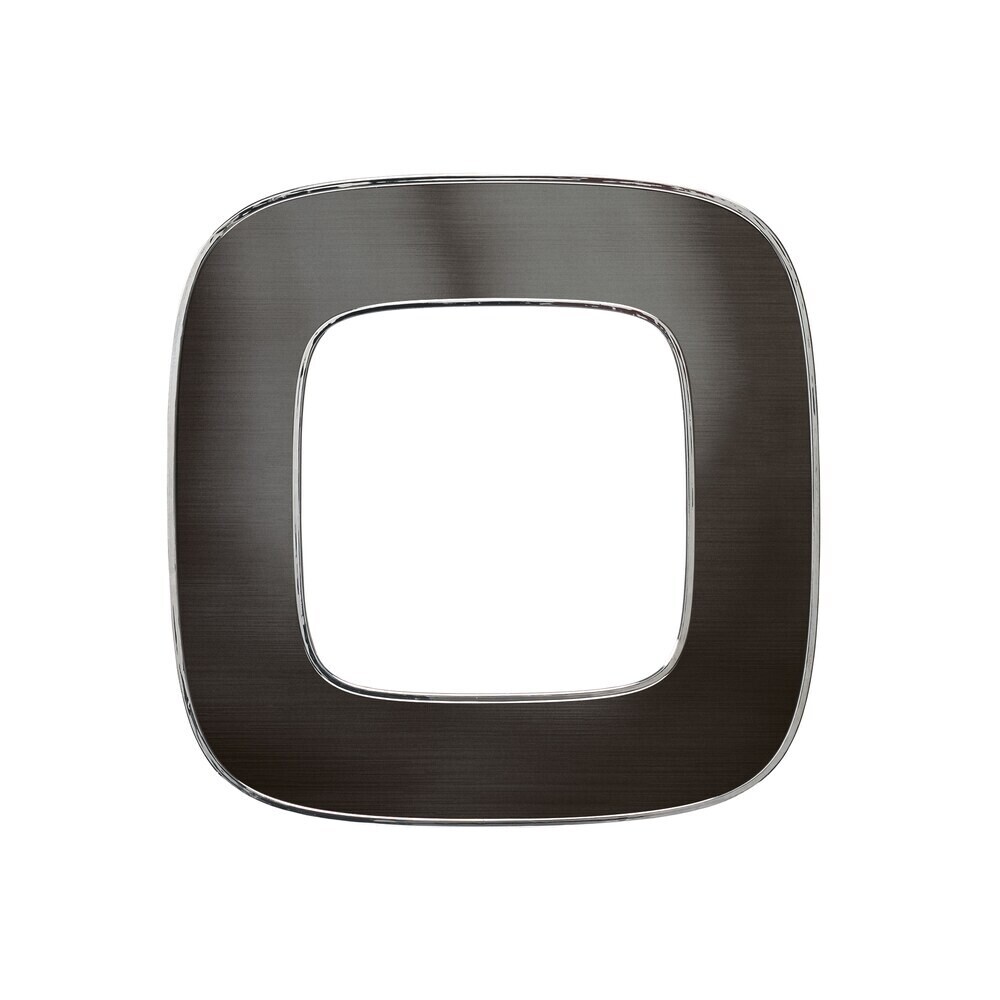 Рамка Legrand Valena Allure oдноместная черная сталь (754291)