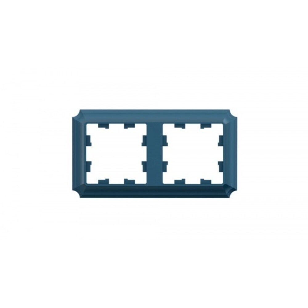 Рамка Systeme Electric AtlasDesign Antique двухместная изумруд (ATN100802)