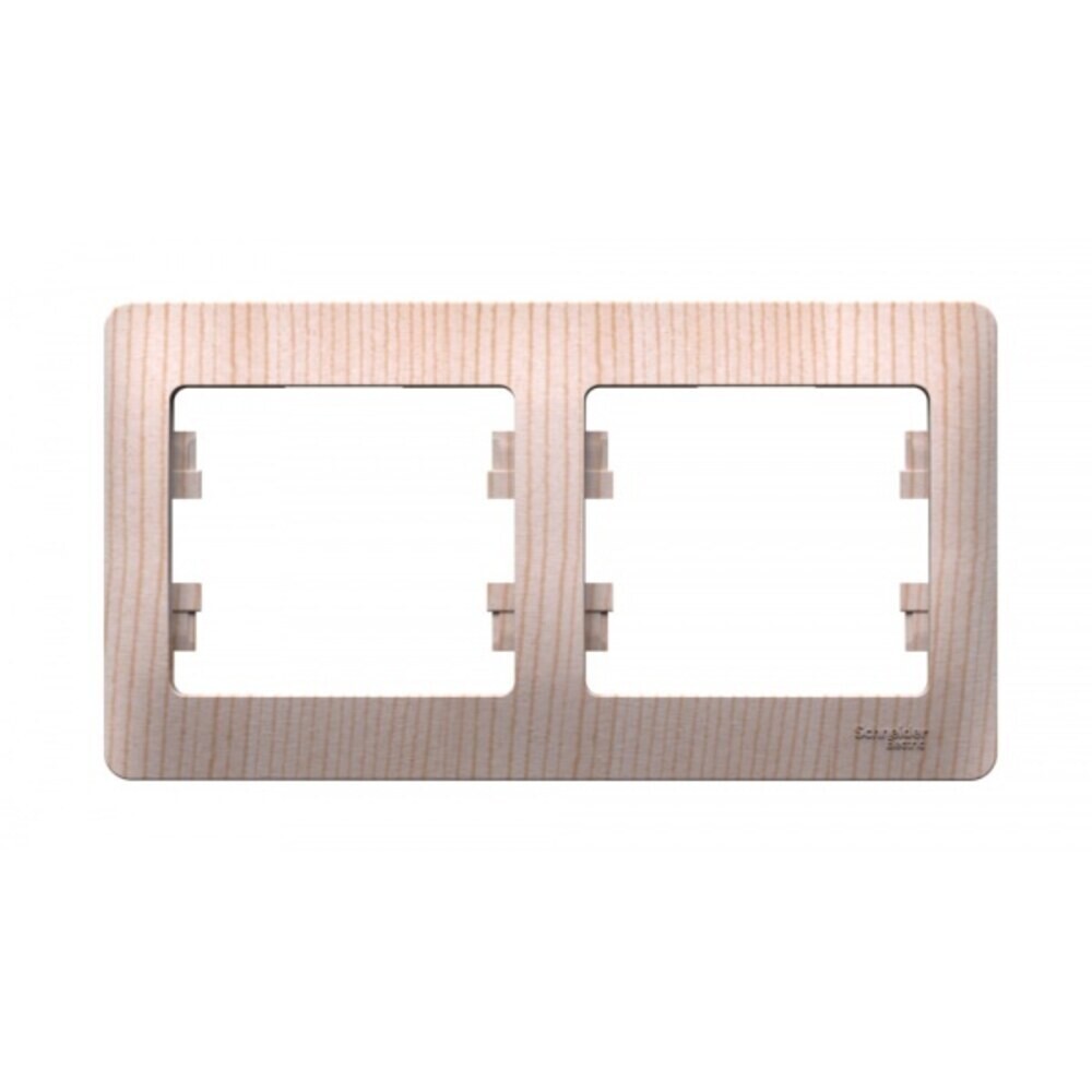 Рамка Systeme Electric Glossa двухместная сосна (SE GSL001502)