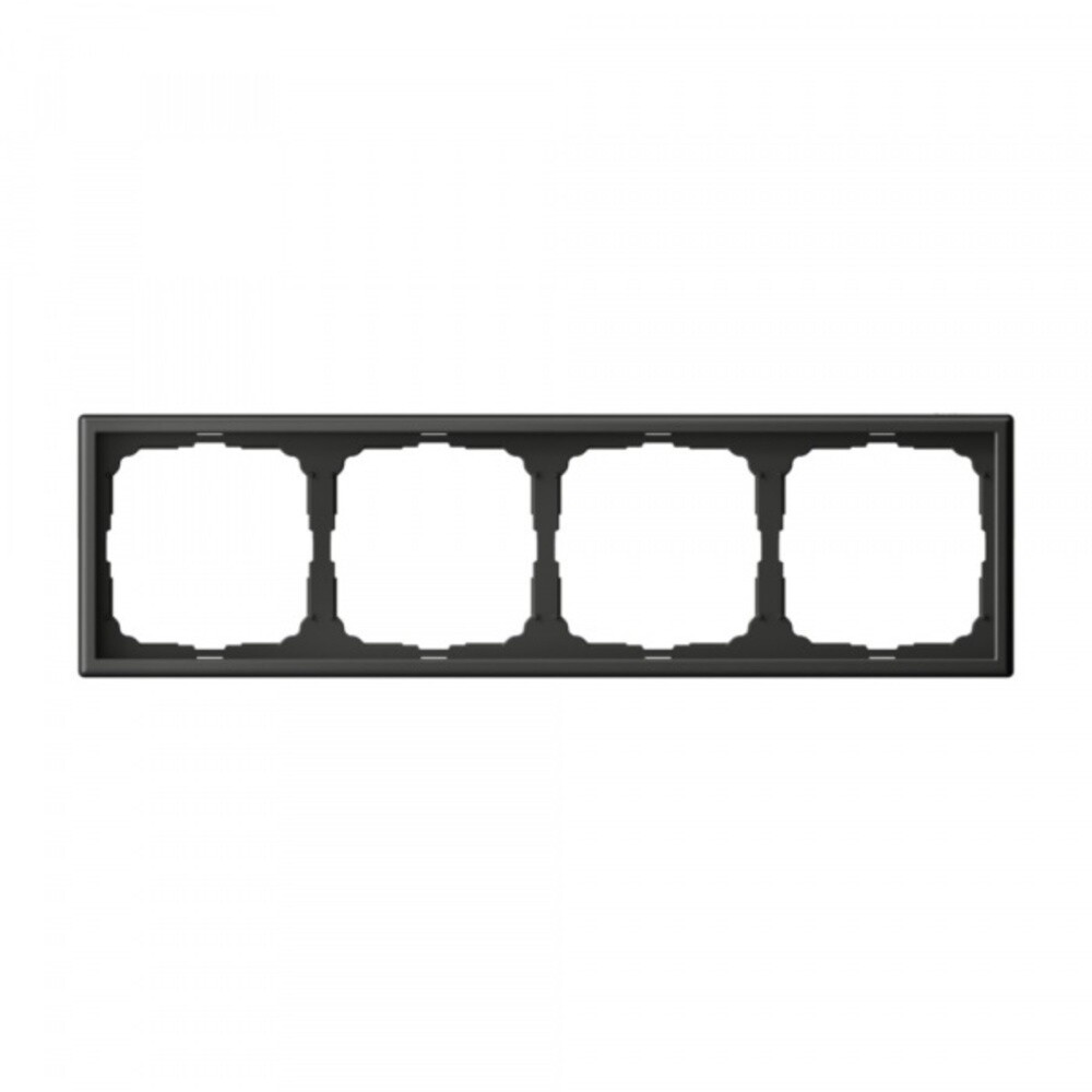 Рамка Systeme Electric ArtGallery четырехместная базальт (SE GAL001404)